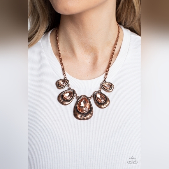 Copper necklace set - Picture 6 of 6